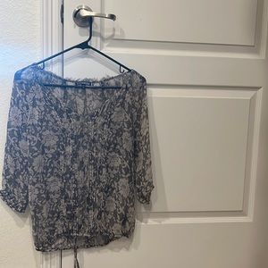 Gray Express blouse